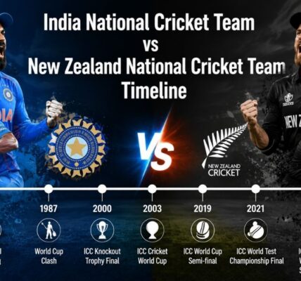 India National Cricket Team vs New Zealand National Cricket Team Timeline