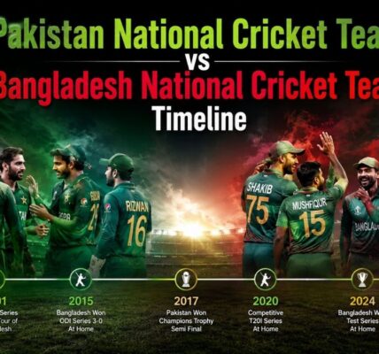 Pakistan National Cricket Team vs Bangladesh National Cricket Team Timeline