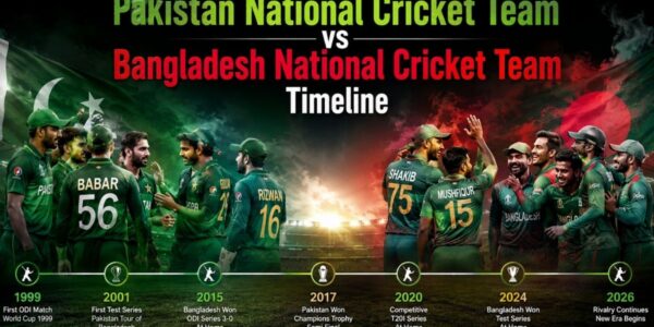 Pakistan National Cricket Team vs Bangladesh National Cricket Team Timeline