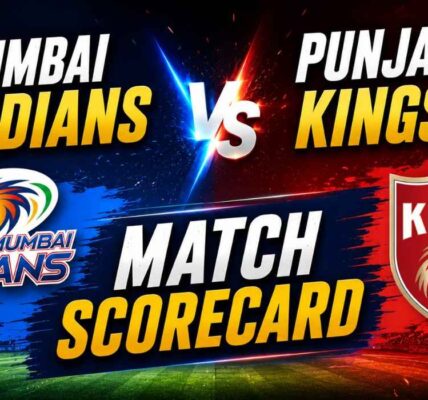 Mumbai Indians vs Punjab Kings Match Scorecard