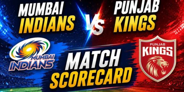 Mumbai Indians vs Punjab Kings Match Scorecard