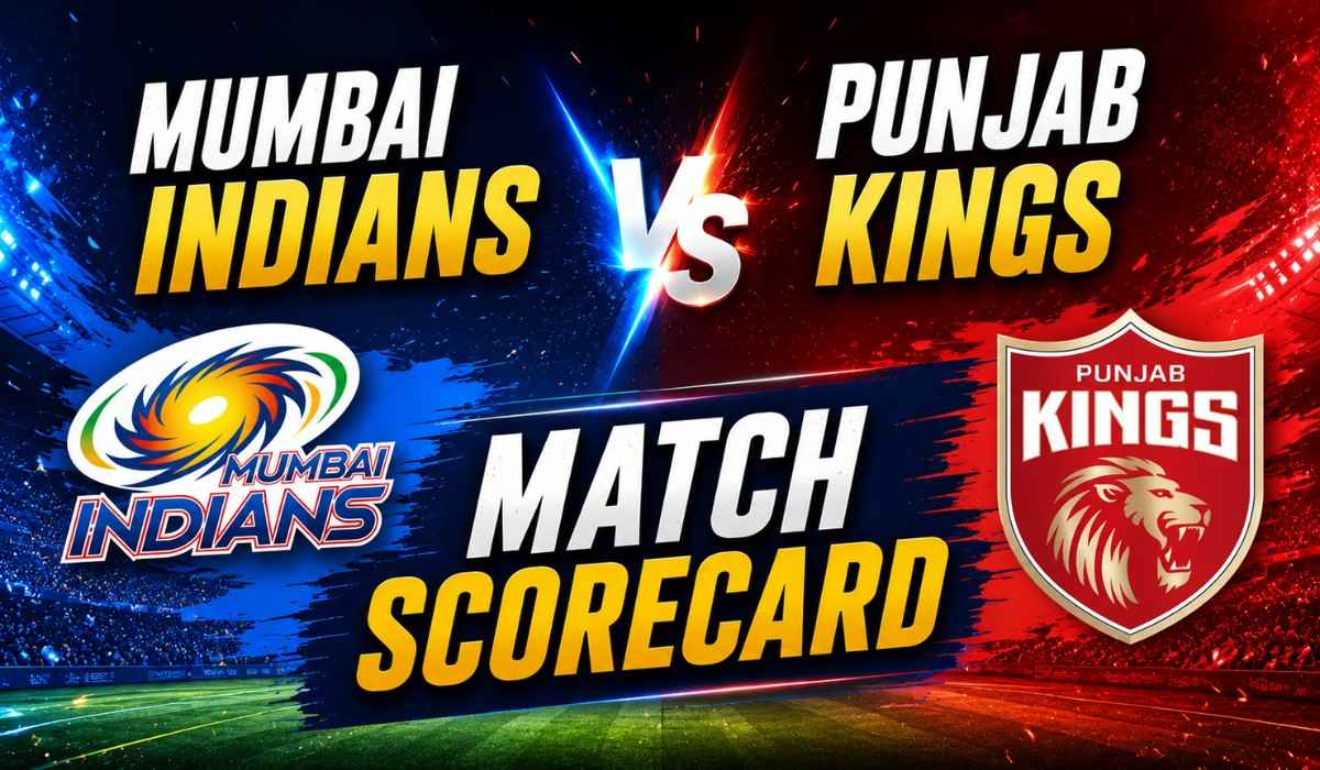 Mumbai Indians vs Punjab Kings Match Scorecard