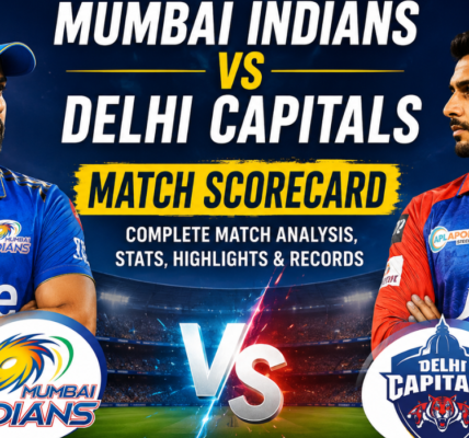 Mumbai Indians vs Delhi Capitals Match Scorecard